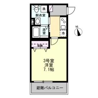 ベイルーム横須賀三春町【2階】の間取り