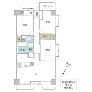 ダイアパレス【2階】の間取り