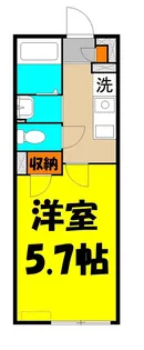 ヴィアロ高島平レジデンスB【1階】の間取り