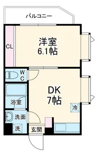 ルーチェ・ボナール【2階】の間取り