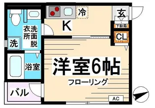 東京都世田谷区豪徳寺1【アパート】の間取り