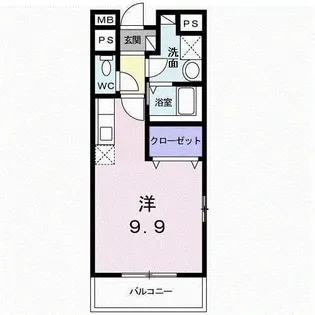 ミニョン アンジュ【3階】の間取り