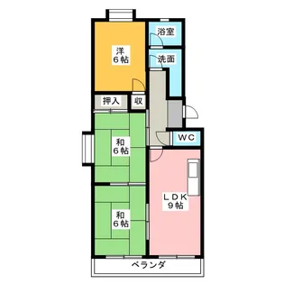 アイオーマンション【2階】の間取り