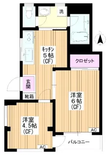 コーポ・ナガシマ【2階】の間取り