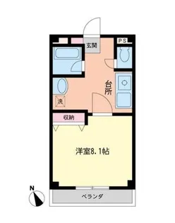 サンヒルズII【1階】の間取り