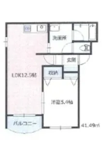 セルジェクープル【2階】の間取り