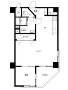 ライオンズマンション南平台【9階】の間取り