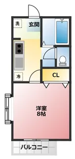 フラワーハイツIII【1階】の間取り