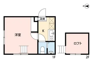 LaChic仙川【2階】の間取り