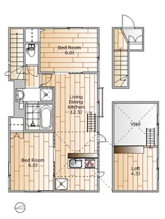 Filoli House【2階】の間取り