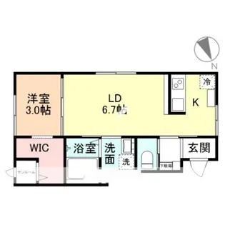 Belle【2階】の間取り