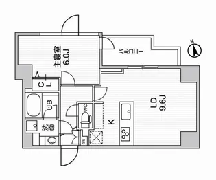 東京都品川区南大井3【マンション】の間取り