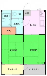 アネックス山内【1階】の間取り