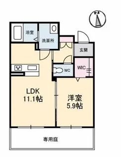 コレクトコート【1階】の間取り