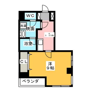 カサデナカノ【2階】の間取り