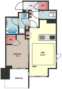 アトラス市ヶ谷【3階】の間取り