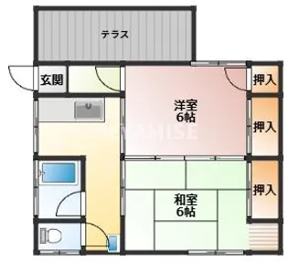 樋口アパート【2階】の間取り