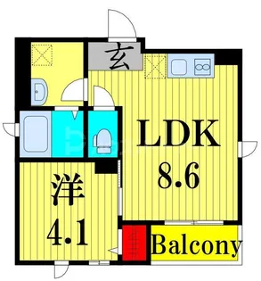 Court Heims【4階】の間取り