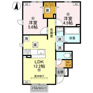 MAISON KOTOBUKI【1階】の間取り