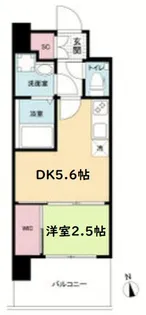 セレニテ福島プリエ【6階】の間取り