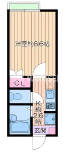 グリーンライフ目黒【2階】の間取り