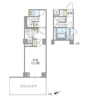 Brillia ist 北沢の間取り