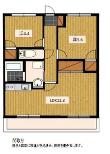 フロントヒルズIII【4階】の間取り
