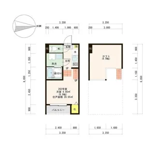 アルス福田町【2階】の間取り