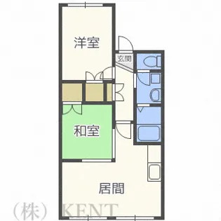 ファンタジア発寒【2階】の間取り