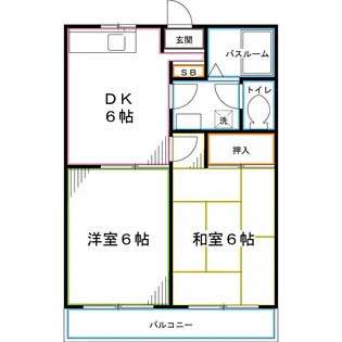 メゾン柊【1階】の間取り