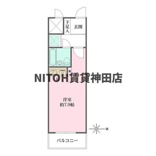 シティコープ浅草橋’90【8階】の間取り