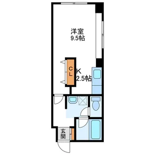トミイビル NO.16【7階】の間取り