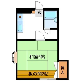 シャンブルマツザキ【2階】の間取り