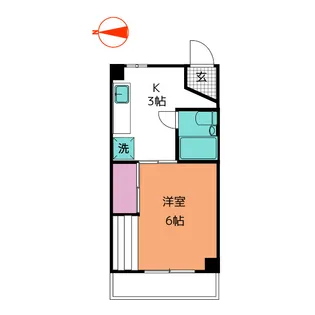 ヤスイビル【4階】の間取り