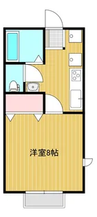 ウィンシズ・あさひ【1階】の間取り