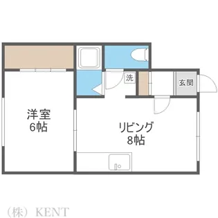 イーストコート東苗穂【2階】の間取り