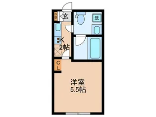 TF Story Jiyugaoka【2階】の間取り