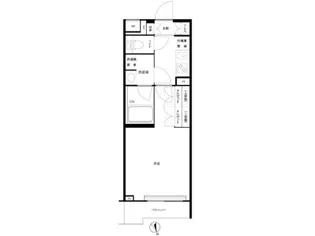 ルーブル大森西【4階】の間取り