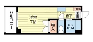 第2浦島ビル【3階】の間取り