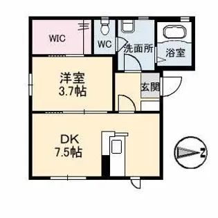 さっちゃん【1階】の間取り