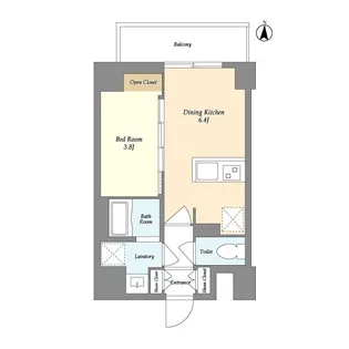 (仮称)VORT扇橋residence【5階】の間取り