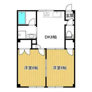 メゾンドオザキ【2階】の間取り