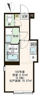 ハーモニーテラス竹の塚VII【1階】の間取り