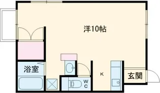 コーポスズカII【1階】の間取り