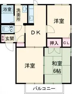 フレグランスピュア B棟【2階】の間取り