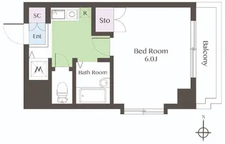 アーバンヒルズ【7階】の間取り