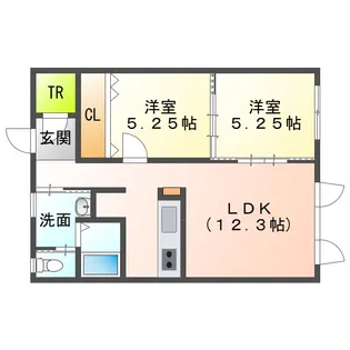 シルフィード木場町【1階】の間取り