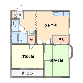サンハイム【2階】の間取り