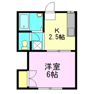 コーポ宮松【2階】の間取り