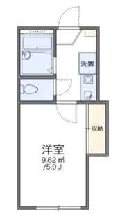 レオパレスアームス【2階】の間取り
